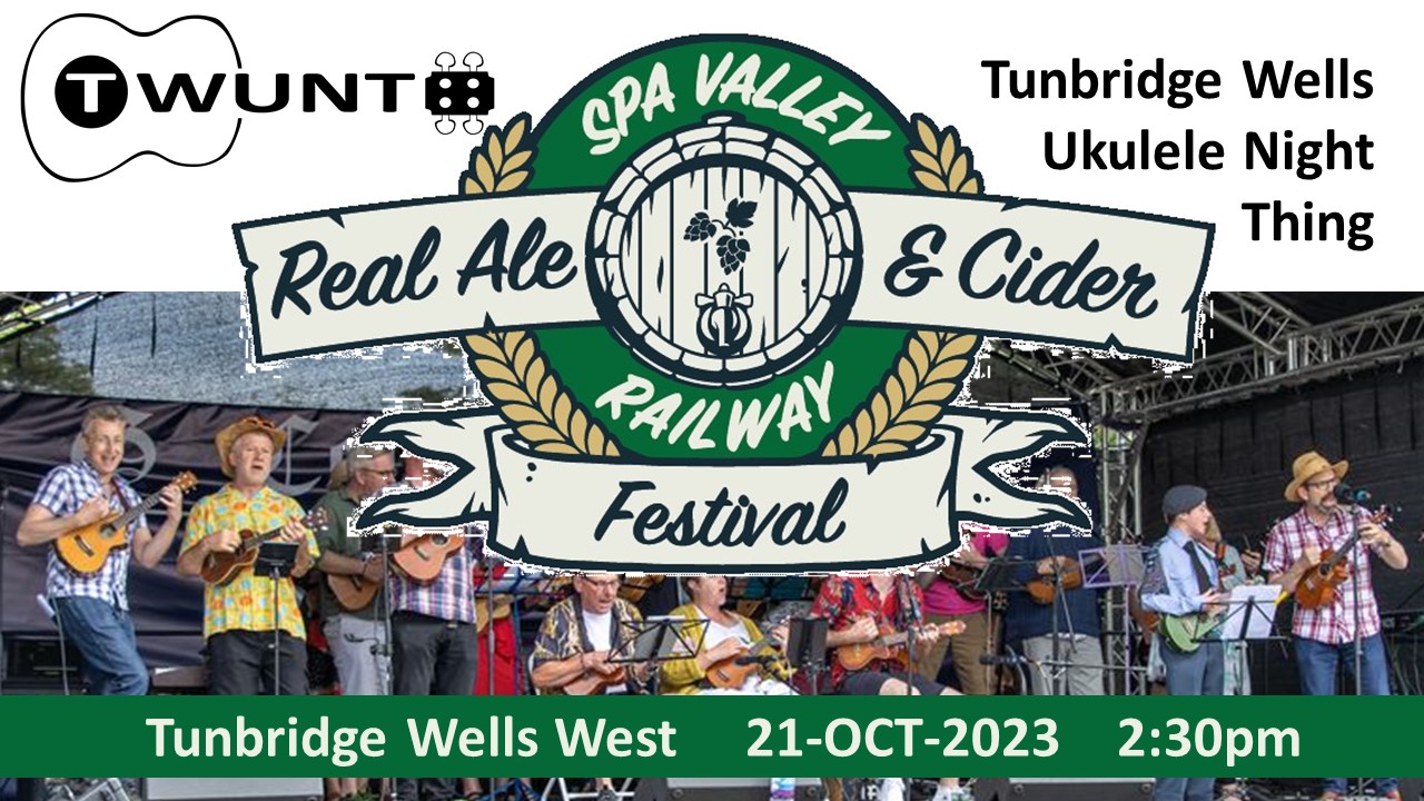TWUNT @ The Spa Valley Railway Beer Festival