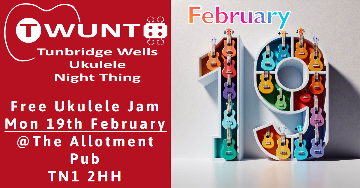 The Next TWUNT Night is – Monday 19th February
